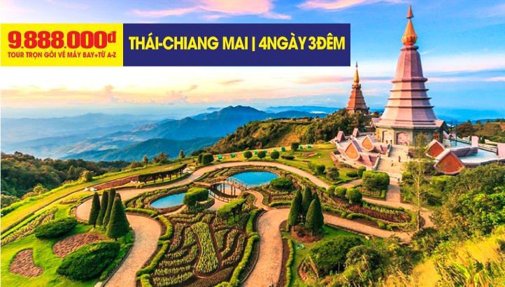 Tour Thái Lan CHIANG MAI- CHIANG RAI - TAM GIÁC VÀNG 4N3Đ