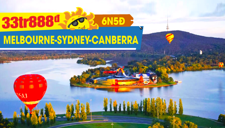 Tour du lịch ÚC Mùa Hè | SYDNEY - Thủ đô CANBERRA - MELBOURNE 6N5Đ Bay thẳng toàn chặng