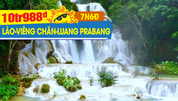 Tour du lịch Hè Lào đường bộ - Thủ đô Viêng Chăn - Cố đô Luang Prabang - Savanaket - Pakse 7N6Đ